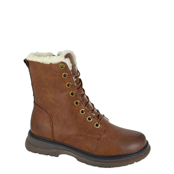 Cipriata Andretta 8 Eyelet/Zip Warm Lined Ankle Boots