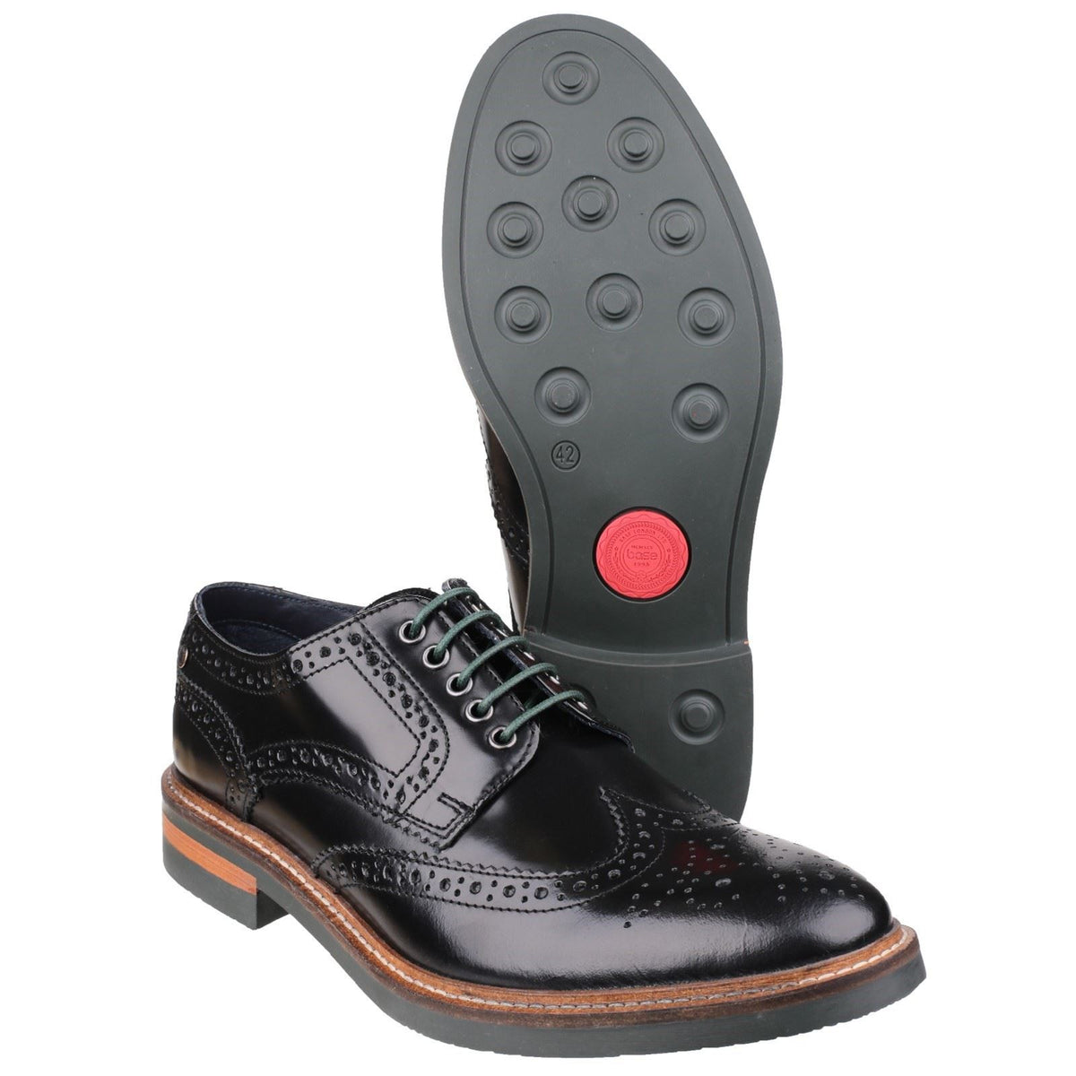 Hibase Shoes Base London Woburn Hi-Shine Brogue Shoes – Foot Box