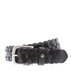 HX London Broadway Men's Braided Leather Belt