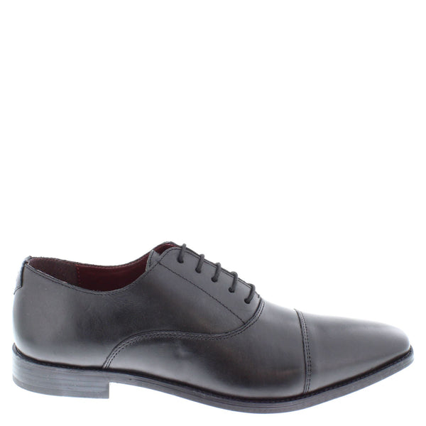 Thomas Crick Men's Leather Lace Up Oxford Cap Shoes
