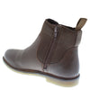 Frank James Epsom Boys Leather Neoprene Zip Up Chelsea Boots