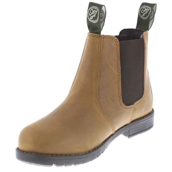 Ascot Rider Leather Chelsea Boots