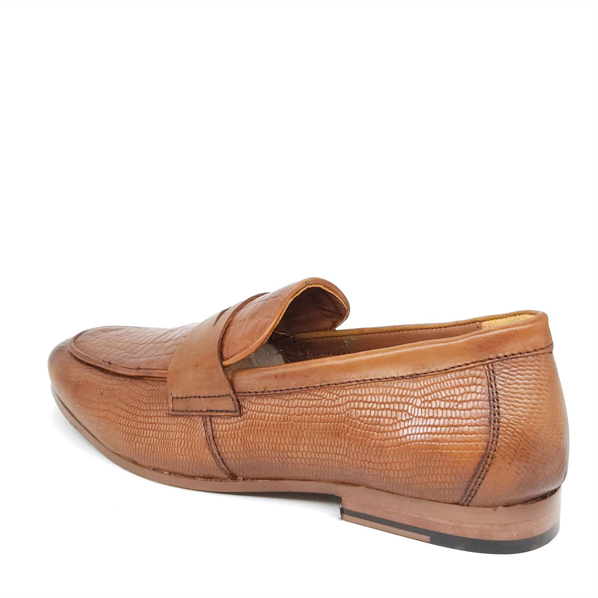 HX London Sutton Textured Penny Loafers