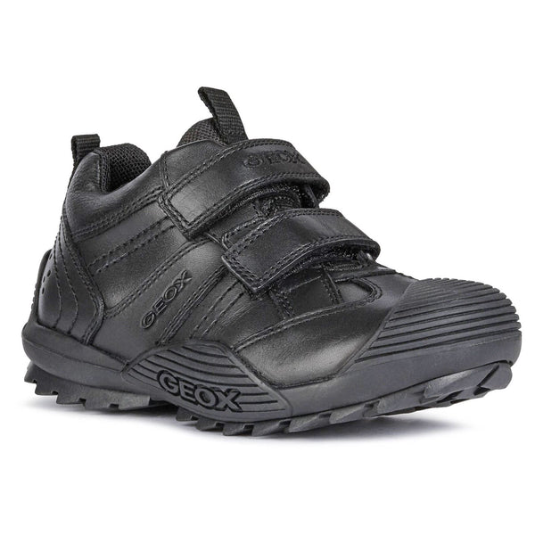 Geox Boys School Black Touch Fastening J Savage A Trainers