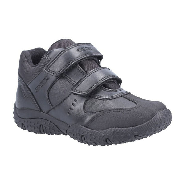Geox Boys School Black Touch Fastening J Baltic ABX Touch Fastening Trainers