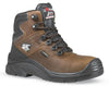 U-Power Climb Gore-Tex Metal Free Brown Grain Leather Mens Safety Toecap Boots