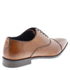 Thomas Crick Men's Leather Lace Up Oxford Cap Shoes