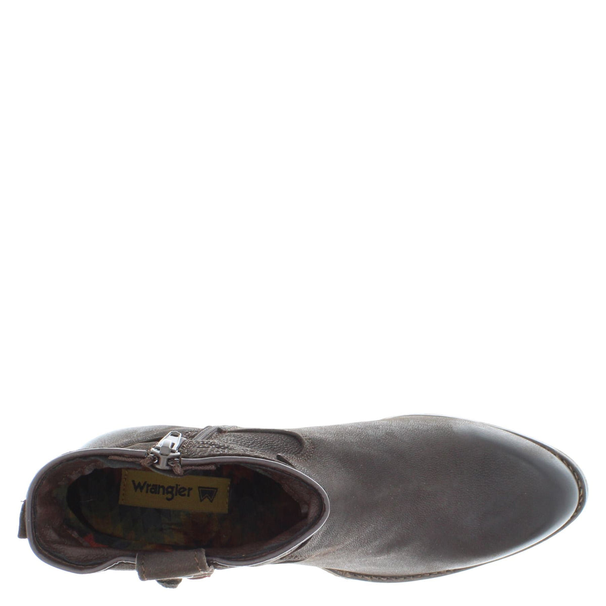 Wrangler Carson Ring Leather Ladies Chelsea Ankle Zip Boots