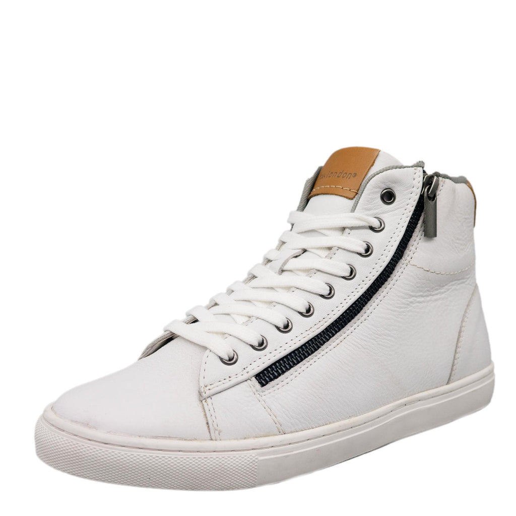 HX London Ilford High Top Leather Trainers