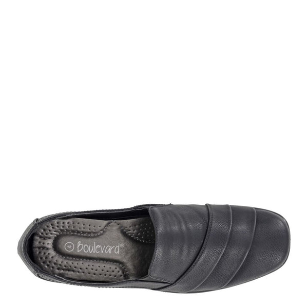 Boulevard L 401 Twin Gusset Rouched Casual Shoes