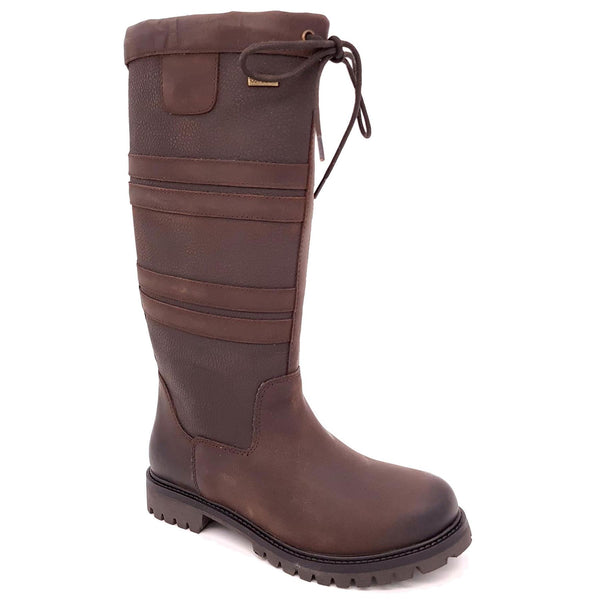Frank James Burghley Equestrian Leather Country Long Boots Waterproof