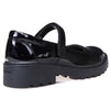 Geox Girls School Black Touch Fastening J Casey G. P Shoes