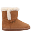Hush Puppies Ashlynn Kids' Faux Fur Bootie Slippers