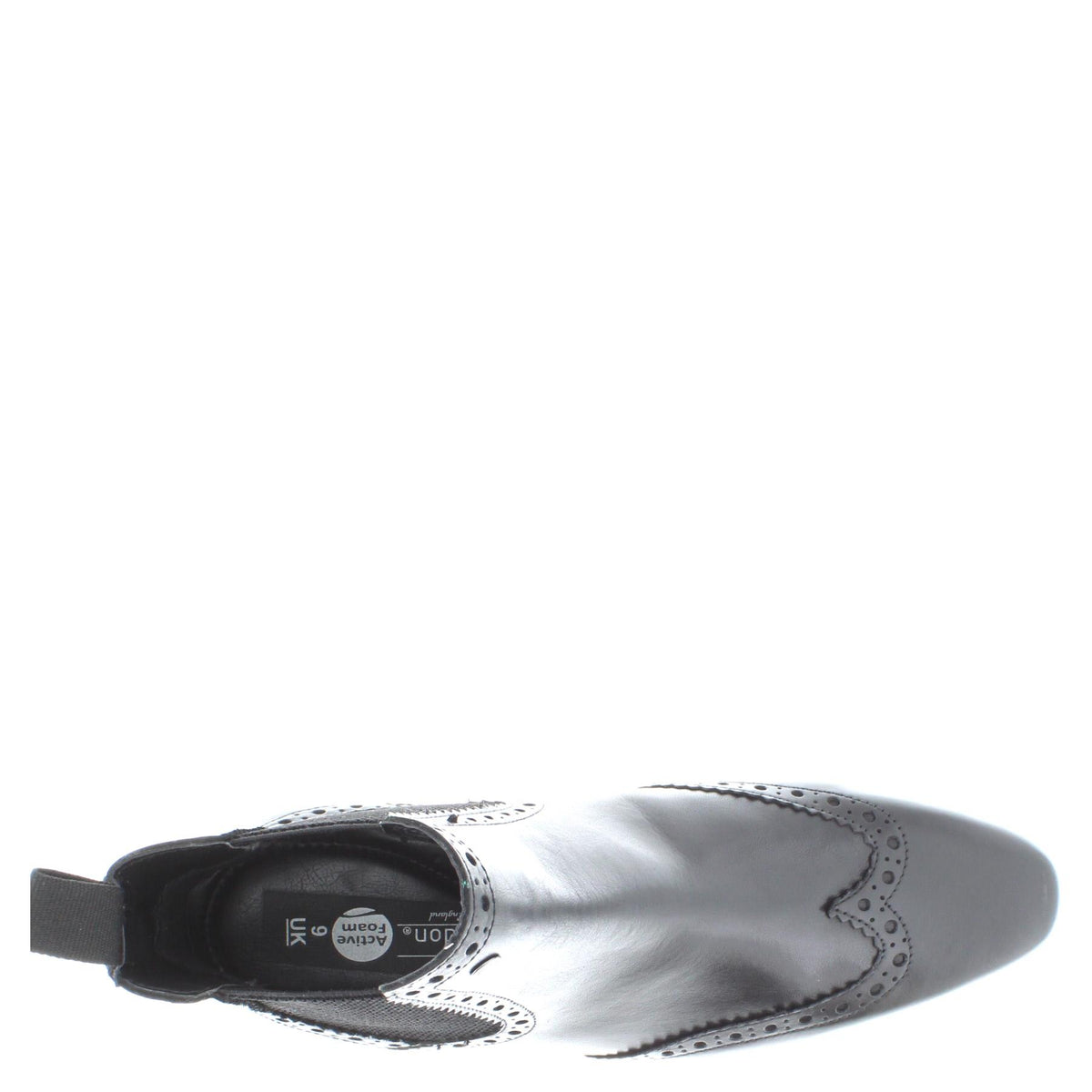 HX London Harlow Men's Leather Pointed Brogue Chelsea Boots