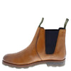 Frank James Brigstock Brogue Leather Pull On Mens Brogue Chelsea Dealer Boots