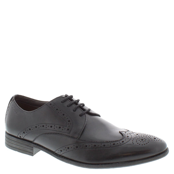 Clarks Chart Limit G Fit Lace Up Brogue Shoes