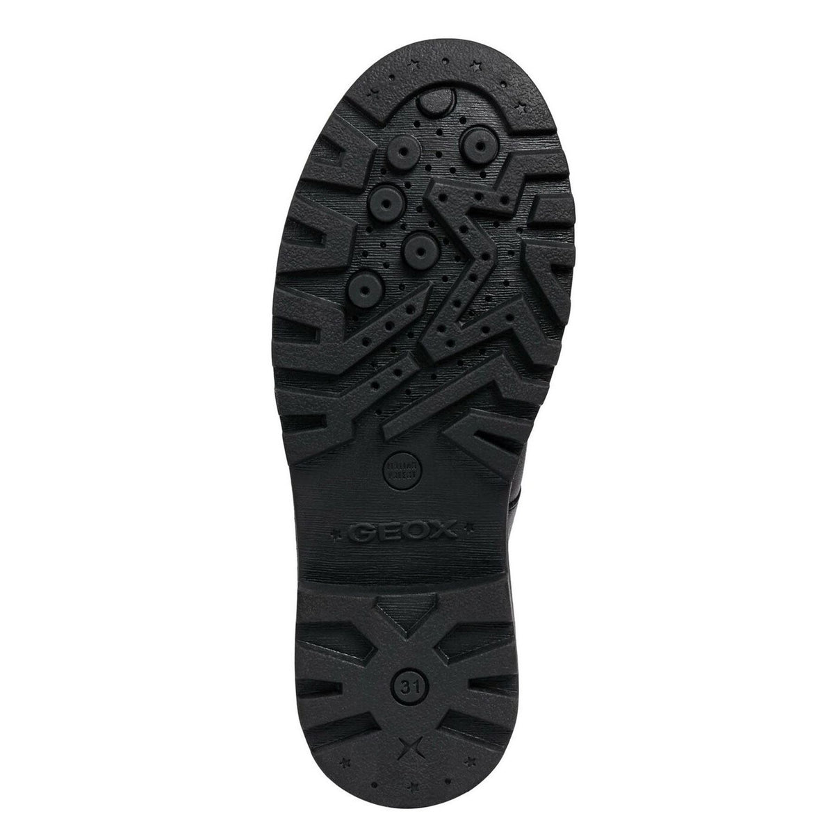 Geox Girls School Black Buckle J Casey G. E Shoes