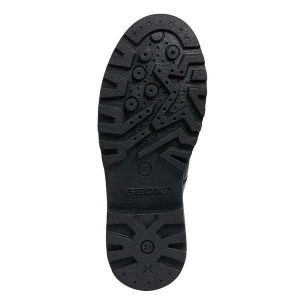 Geox Girls School Black Buckle J Casey G. E Shoes