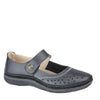 Boulevard L 408 Touch Fastening Perforated Wide Fit Casual Sandals