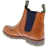 Frank James Boughton Leather Pull On Mens Chelsea Dealer Boots