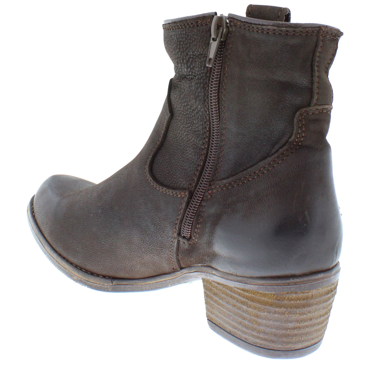 Wrangler Carson Ring Leather Ladies Chelsea Ankle Zip Boots