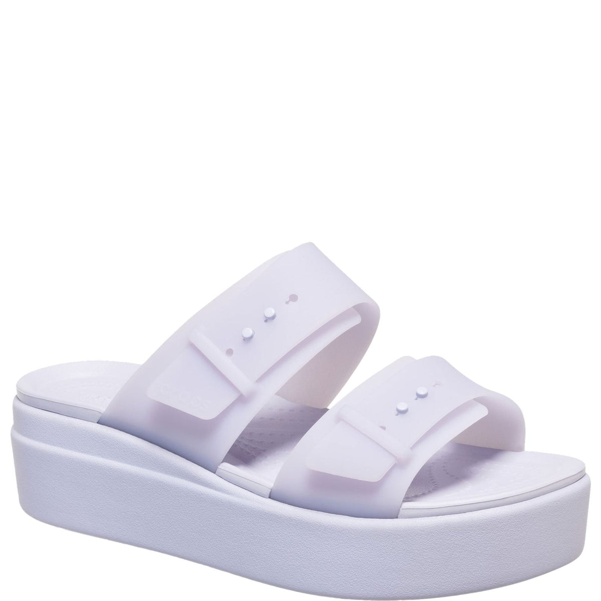 Crocs Brooklyn Buckle Low Wedge Sandals