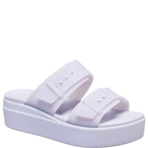Crocs Brooklyn Buckle Low Wedge Sandals
