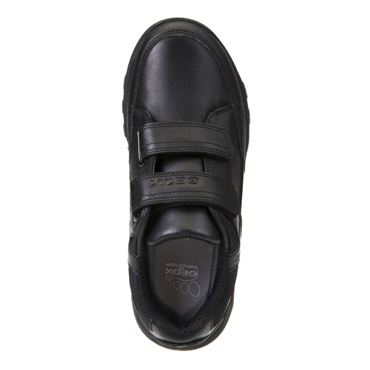 Geox Boys School Black Touch Fastening J Xunday Boy B Trainers