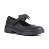 Geox Girls School Black Touch Fastening Casey Girl Ballerina