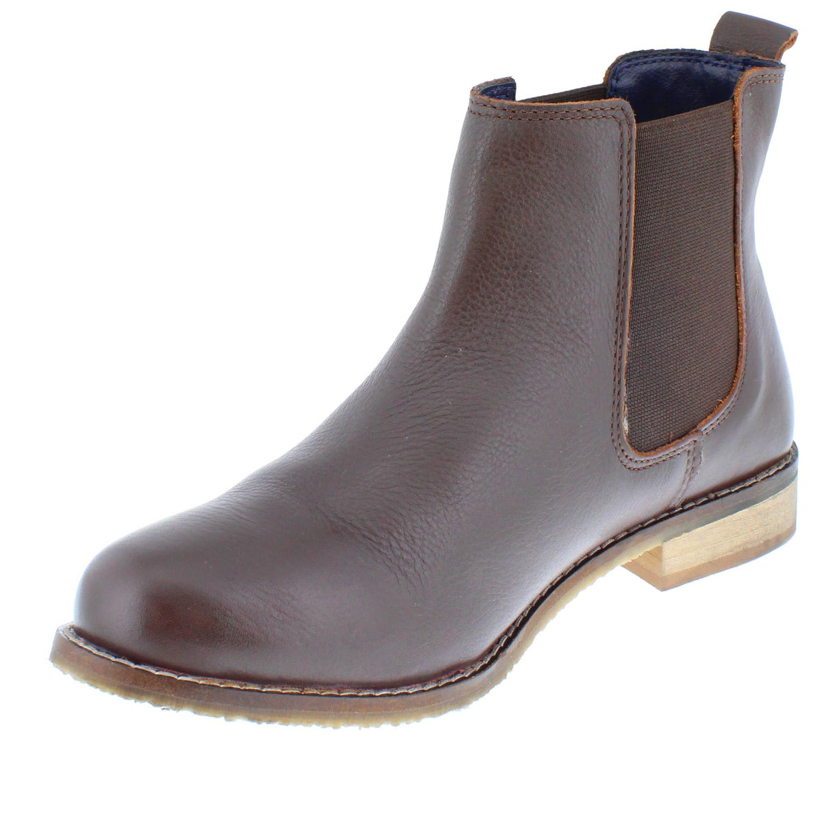 Frank James Aintree Ladies Leather Pull On Chelsea Boots