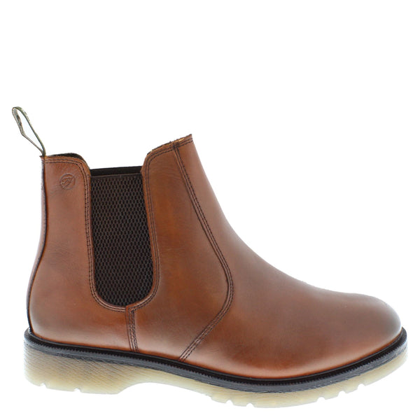 Frank James Naseby Mens Leather Chelsea Dealer Pull On Boots