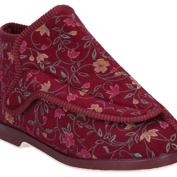 GBS Rhona Ladies Extra Wide Fit Slippers