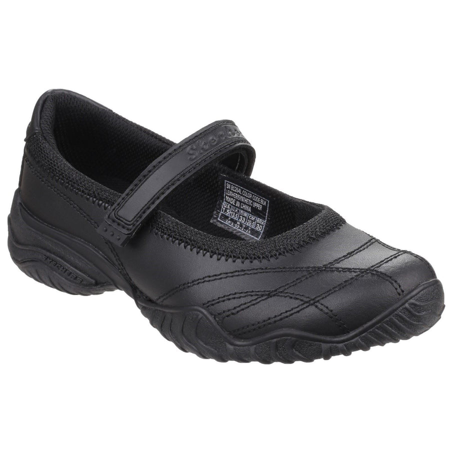 Skechers Velocity Pouty Girls' Leather School Shoes