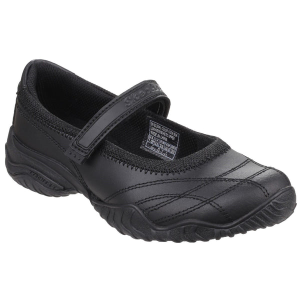 Skechers Velocity Pouty Girls' Leather School Shoes