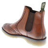 Frank James Warkton Leather Pull On Mens Brogue Chelsea Boots