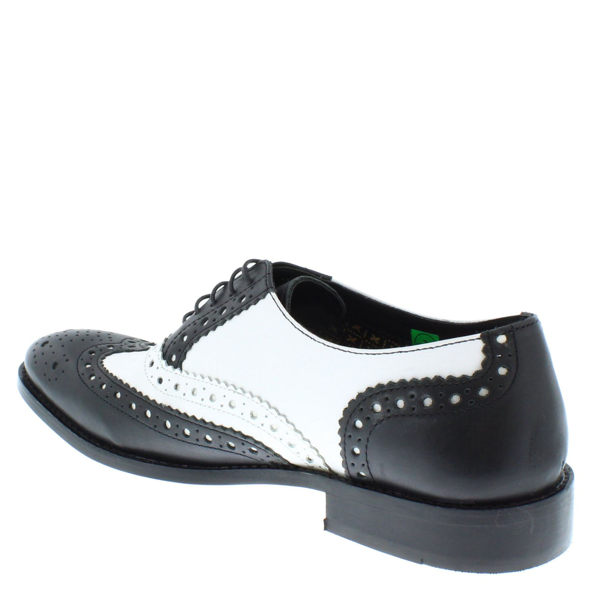 Frank James Redford Mens Leather Lace Up Wingtip Formal Gatsby Evening Brogue Shoes