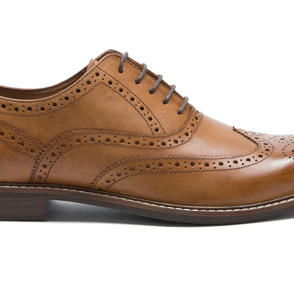 Thomas Crick Cardew Wingtip Mens Leather Brogue Lace Up Formal Shoes
