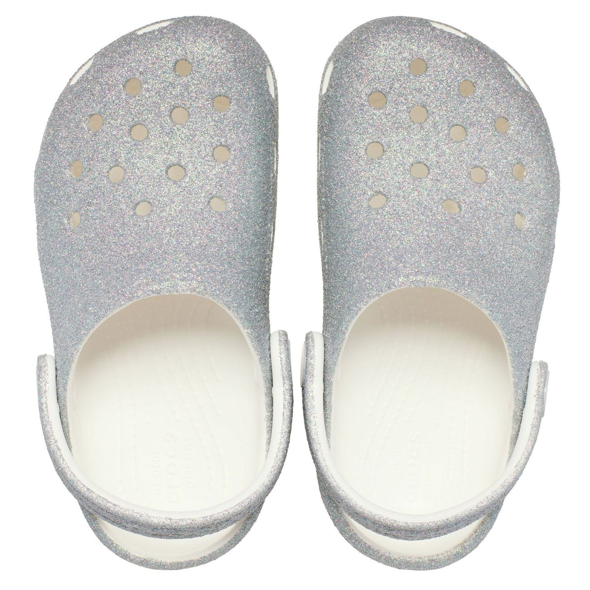 Crocs Kids' Classic Glitter Clogs