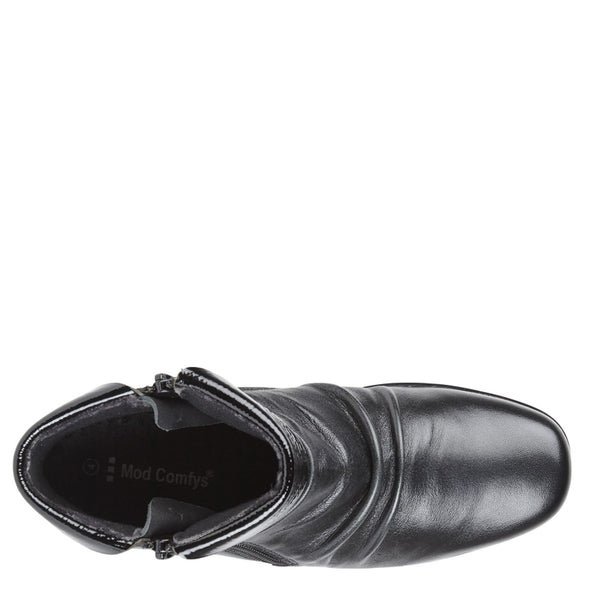 Mod Comfys L 215 Twin Zip Ruched Ankle Boots