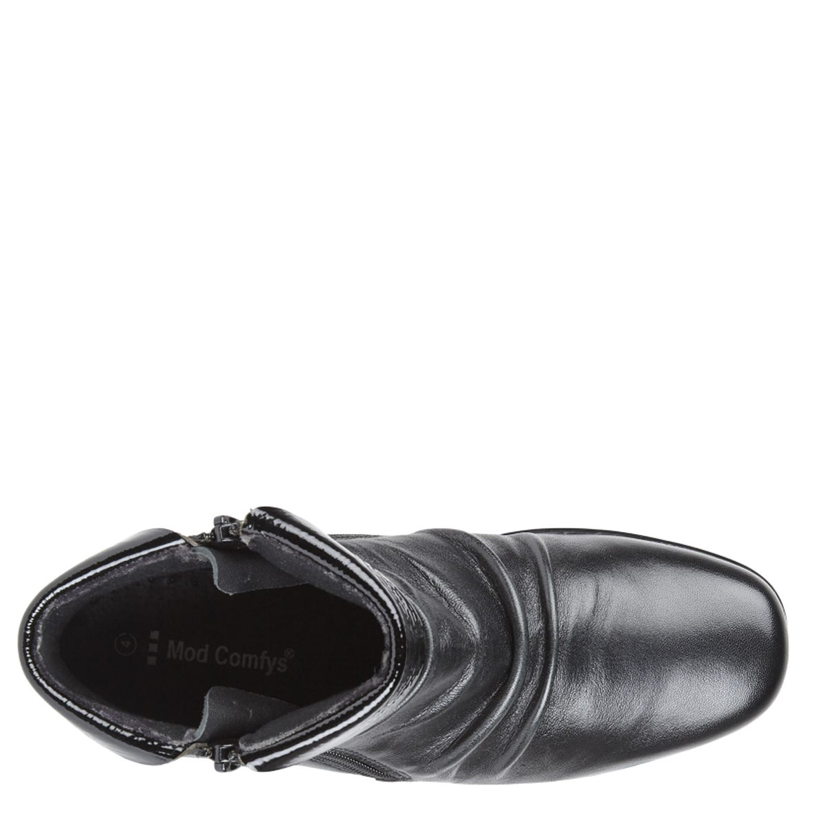 Mod Comfys L 215 Twin Zip Ruched Ankle Boots