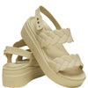 Crocs Brooklyn Women's Woven Low Wedge Sandals