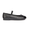 Geox Girls Black Elasticated Plie' Junior School Shoes