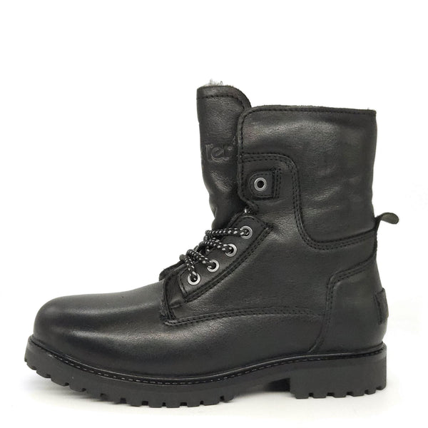 Wrangler Aviator Mens Hi Leg Lace Up Leather Warm Boots – Foot Box