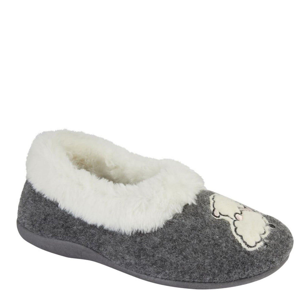 Sleepers Nikki Faux Fur Cuff Sheep Slippers