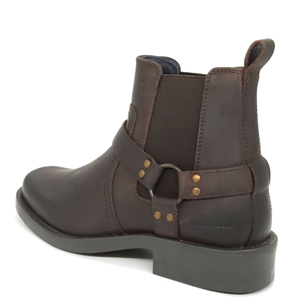 HX London Malden Western Ankle Biker Boots