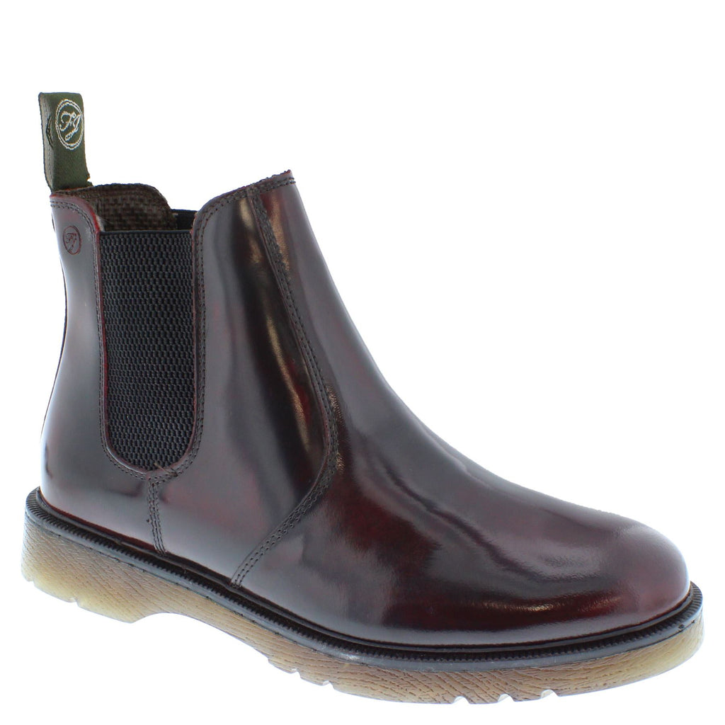 Frank James Naseby Mens Leather Chelsea Dealer Pull On Boots
