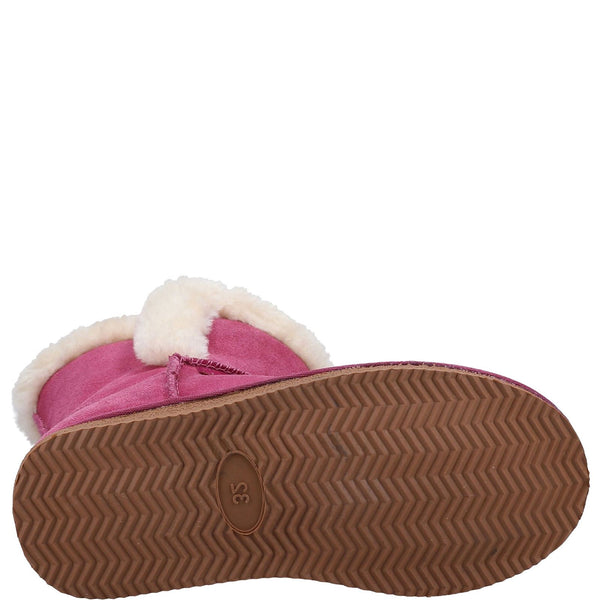 Hush Puppies Ashlynn Kids' Faux Fur Bootie Slippers