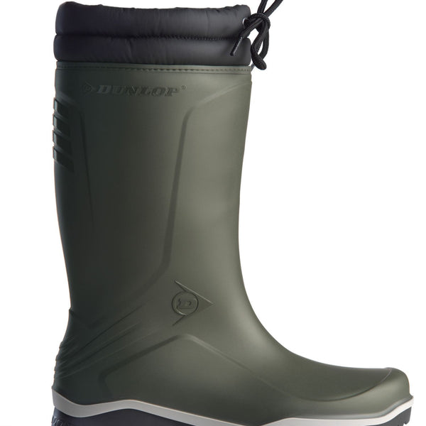 Dunlop Blizzard Warm Fleece Linned Padded Collar Wellington Boots