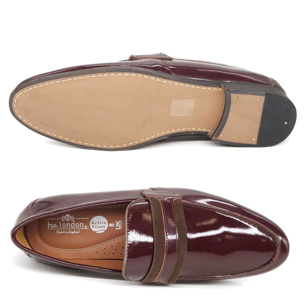 HX London Croydon Patent Loafers