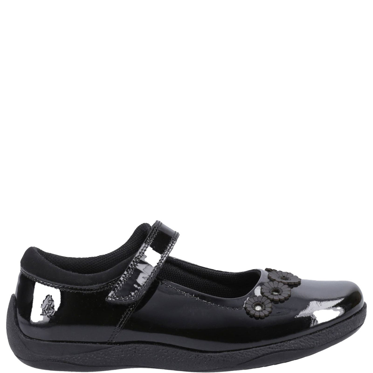 Hush Puppies Christina Girls' Patent Junior School Shoes